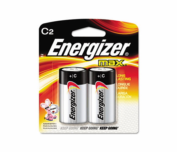 EVEE93BP2 MAX Alkaline Batteries, C, 2 Batteries/Pack By EVEREADY BATTERY