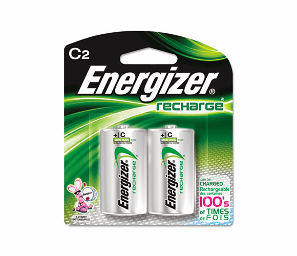 EVENH35BP2 e NiMH Rechargeable Batteries, C, 2 Batteries/Pack By EVEREADY BATTERY