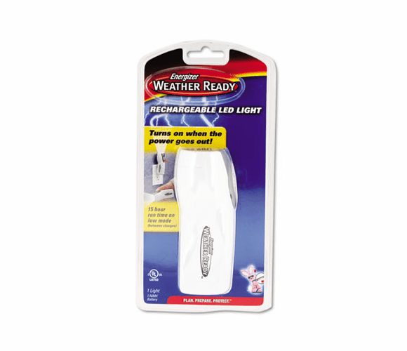 EVERCL1NM2WR Rechargeable LED Flashlight, Silver/Gray By EVEREADY BATTERY
