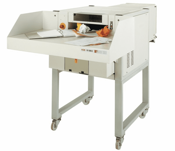 FA500.2cc Cross Cut Industrial Shredder By HSM