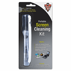 FALDPSCKB Portable Screen Cleaning Kit, 4" x 8" Microfiber Cloth By FALCON SAFETY