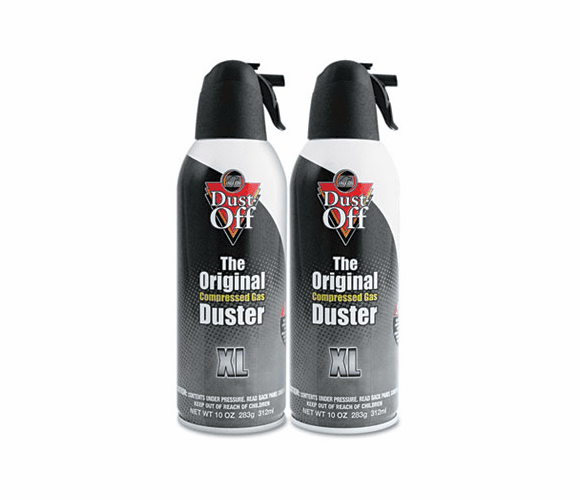 FALDSXLPW Disposable Compressed Gas Duster, 2 10oz Cans/Pack By FALCON SAFETY