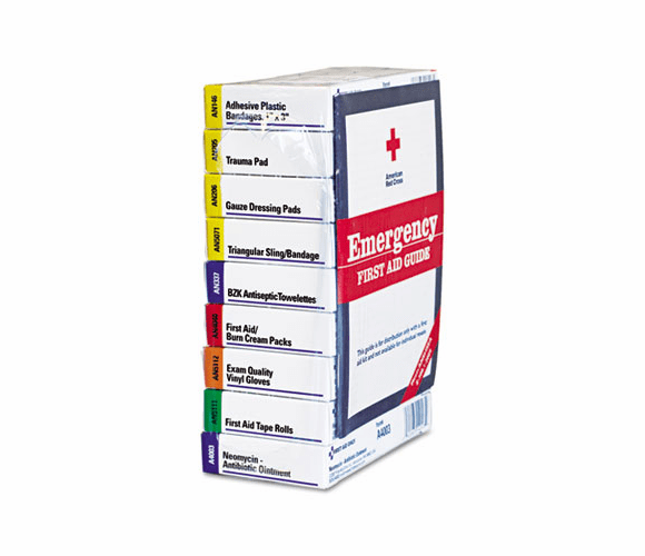 FAO740010 ANSI Compliant First Aid Kit Refill for 10 Unit First Aid Kits By FIRST AID ONLY, INC.