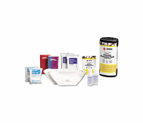 FAORC651 Deluxe Germ Guard Personal Protection Pack, 30 Pieces, Plastic Case By FIRST AID ONLY, INC.