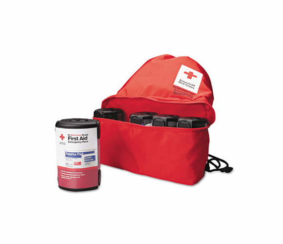 FAORC662 American Red Cross Emergency Smartpack for One Person, Nylon Case By FIRST AID ONLY, INC.