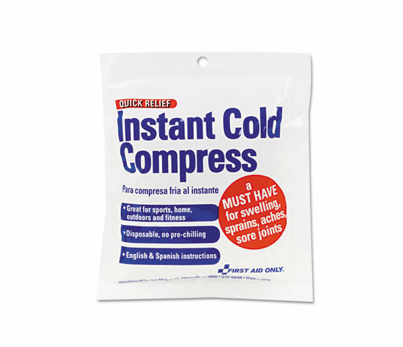 FAOZ6005 Cold Compress, 4 x 5 By FIRST AID ONLY, INC.