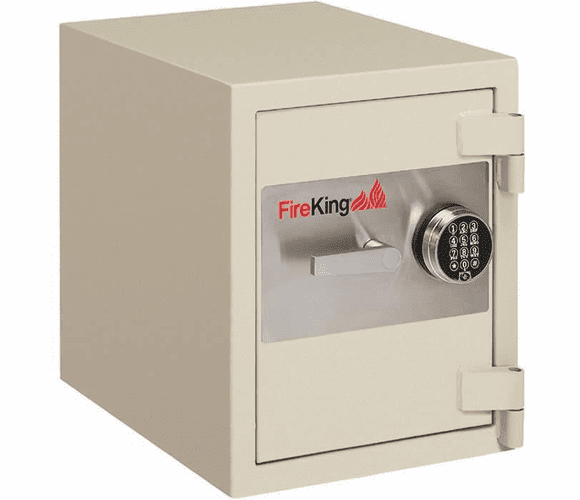 FB1612-1 One-Hour Fire/Burglary Rated Safe (1-Shelf). Shown with Electronic Lock. By FireKing *CALL FOR DISCOUNT PRICING*