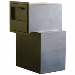 FDD-3020-BD Through-The-Wall Dual Compartment, Back Drop Depository Safe By Protex Safe Company