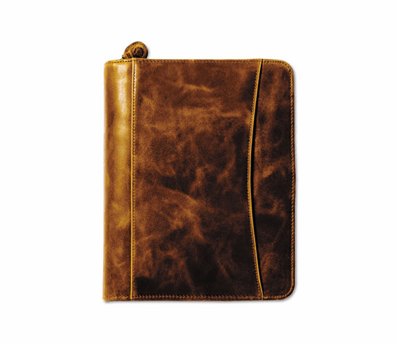 FDP33938 Aspen Leather Ring Bound Organizer, 5-1/2 x 8-1/2, Brown By FRANKLIN COVEY