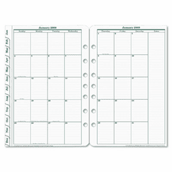 FDP3539913 Original Dated Monthly Planner Refill, January-December, 5-1/2 x 8-1/2, 2013 By FRANKLIN COVEY
