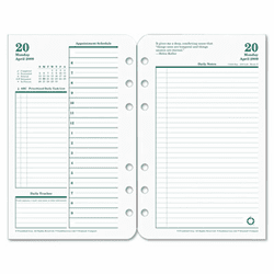 FDP3541512 Original Dated Daily Planner Refill, April-March, 4-1/4 x 6-3/4, 2012 By FRANKLIN COVEY
