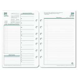 FDP3541712 Original Dated Daily Planner Refill, October-September, 4-1/4 x 6-3/4, 2011-2012 By FRANKLIN COVEY