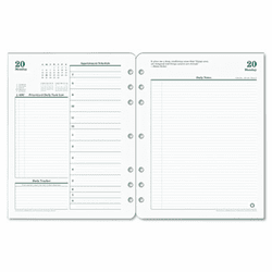 FDP3542812 Original Dated Daily Planner Refill, April-March, 8-1/2 x 11, 2012 By FRANKLIN COVEY