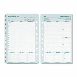 FDP3543012 Original Dated Daily Planner Refill, October-September, 8-1/2 x 11, 2012-2013 By FRANKLIN COVEY