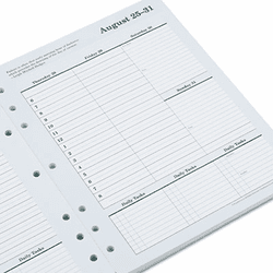 FDP3543113 Original Dated Weekly/Monthly Planner Refill, January-December, 8-1/2 x 11, 2013 By FRANKLIN COVEY