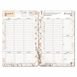 FDP3544813 Blooms Dated Weekly/Monthly Planner Refill, Jan.-Dec., 5-1/2 x 8-1/2, 2013 By FRANKLIN COVEY