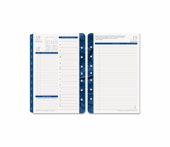FDP3623013 Monticello Dated Two-Page-per-Day Planner Refill, 8-1/2 x 11, 2013 By FRANKLIN COVEY