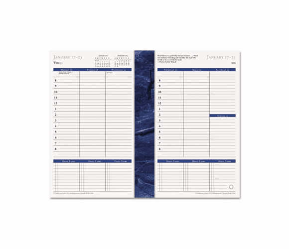 FDP3706213 Monticello Dated Weekly/Monthly Planner Refill, 5-1/2 x 8-1/2, 2013 By FRANKLIN COVEY