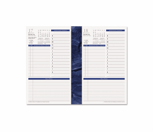 FDP3706313 Monticello Dated One-Page-per-Day Planner Refill, 5-1/2 x 8-1/2, 2013 By FRANKLIN COVEY