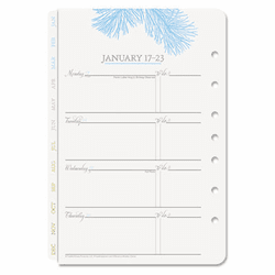FDP3972513 Botanica Weekly Planner Refill, 5-1/2 x 8-1/2, 2013 By FRANKLIN COVEY