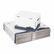 FEL0005502 FastFold Flip Top File Storage Box, Letter/Legal, White/Blue, 12/Ctn By FELLOWES MFG. CO.