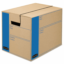 FEL0062701 SmoothMove Moving Storage Box, Extra Strength, Small, 12w x 12d x 16h, Kraft By FELLOWES MFG. CO.