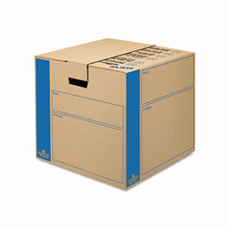 FEL0062801 SmoothMove Moving Storage Box, Extra Strength, Medium, 18w x 18d x 16h, Kraft By FELLOWES MFG. CO.
