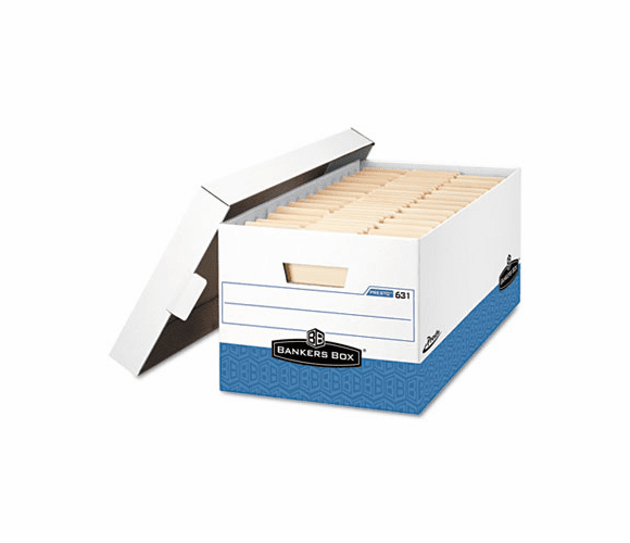 FEL0063101 Presto Maximum Strength Storage Box, Ltr 24", 12" x 24" x 10", WE, 12/Carton By FELLOWES MFG. CO.