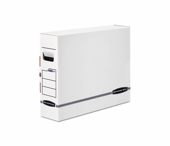 FEL00650 X-Ray Storage Box, Film Jacket Size, 5 x 14-7/8 x 18-3/4, White/Blue, 6/Carton By FELLOWES MFG. CO.