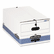 FEL00705 Stor/File Storage Box, Button Tie, Legal, White/Blue, 12/Carton By FELLOWES MFG. CO.
