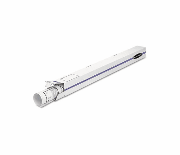 FEL0734125 Corrugated Fiberboard Mailing/Storage Tube, 3w x 37l x 3h, White, 25/Carton By FELLOWES MFG. CO.