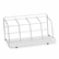 FEL10402 Four-Section Wire Catalog Rack, Metal, 16 1/2 x 10 x 8, Silver By FELLOWES MFG. CO.