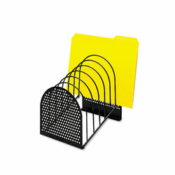 FEL22303 Perf-Ect Step File, Seven Sections, Metal/Wire, 7 x 9 7/8 x 9 1/8, Black By FELLOWES MFG. CO.