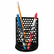 FEL22307 Perf-Ect Pencil Cup, Metal, 3 1/2 x 3 x 4 7/8, Black By FELLOWES MFG. CO.