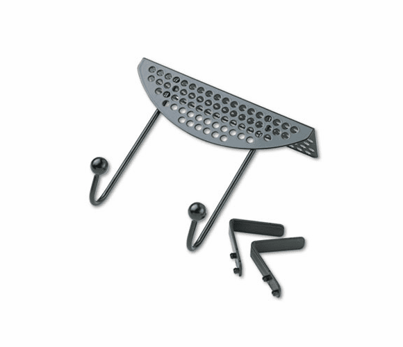 FEL22315 Perf-Ect Partition Additions Double-Garment Hook, 7 x 4 1/8 x 6 1/16, Black By FELLOWES MFG. CO.