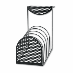 FEL22316 Perf-Ect Partition Additions Six-Step File Organizer, 7 x 13, Black By FELLOWES MFG. CO.