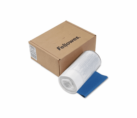 FEL36053 Powershred Shredder Bags f/Models SB-95C, DM17C, Clear, 100 Bags & Ties/Carton By FELLOWES MFG. CO.