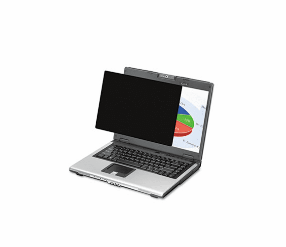 FEL4800001 Black-Out Privacy Frameless Filter for 14.1" LCD/Notebook, Antiglare By FELLOWES MFG. CO.