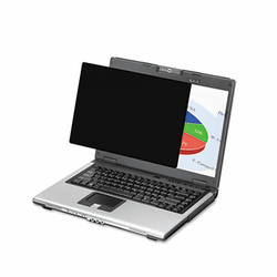 FEL4800101 Black-Out Privacy Frameless Filter for 15" LCD/Notebook, Antiglare By FELLOWES MFG. CO.
