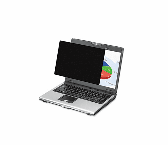 FEL4800401 Black-Out Privacy Frameless Filter for 18.1" LCD/Notebook, Antiglare By FELLOWES MFG. CO.
