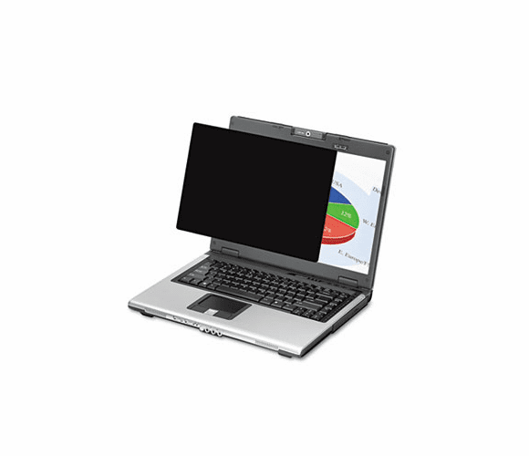 FEL4800701 Wide Black-Out Privacy Frameless Filter For 15.4" LCD/NTBK, Antiglare By FELLOWES MFG. CO.