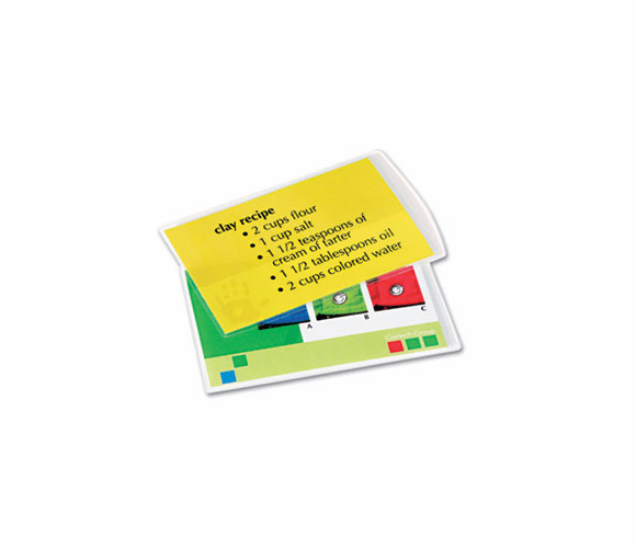 FEL52008 Laminating Pouches, 5 mil, 3 1/2 x 5 1/2, Index Card Size, 25/Pack By FELLOWES MFG. CO.