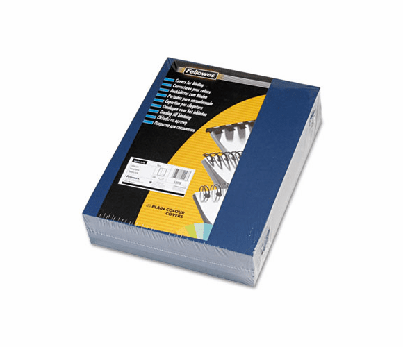 FEL52098 Linen Texture Binding System Covers, 11 x 8-1/2, Navy, 200/Pack By FELLOWES MFG. CO.