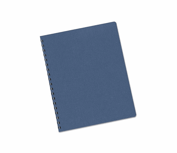 FEL52106 Linen Texture Binding System Covers, 11-1/4 x 8-3/4, Navy, 50/Pack By FELLOWES MFG. CO.