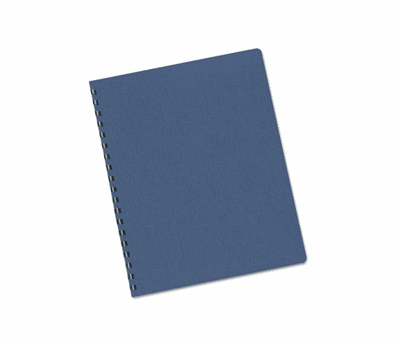 FEL52113 Linen Texture Binding System Covers, 11-1/4 x 8-3/4, Navy, 200/Pack By FELLOWES MFG. CO.