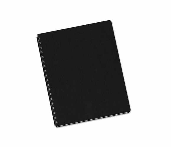 FEL52115 Linen Texture Binding System Covers, 11-1/4 x 8-3/4, Black, 200/Pack By FELLOWES MFG. CO.
