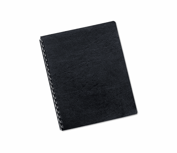 FEL52124 Classic Grain Texture Binding System Covers, 11 x 8-1/2, Navy, 50/Pack By FELLOWES MFG. CO.