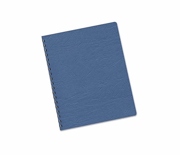 FEL52136 Classic Grain Texture Binding System Covers, 11-1/4 x 8-3/4, Navy, 200/Pack By FELLOWES MFG. CO.
