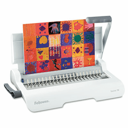 FEL5217201 Starlet 90 Manual Binding System, 90 Shts, 17-11/16w x 9-13/16d x 3-1/8h, White By FELLOWES MFG. CO.