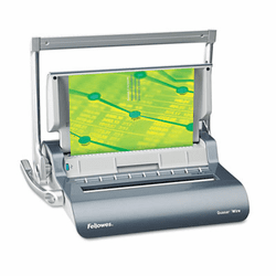 FEL5217401 Quasar Manual Binding Machine, 18-1/8w x 15-3/8d x 5-1/8h, Metallic Gray By FELLOWES MFG. CO.